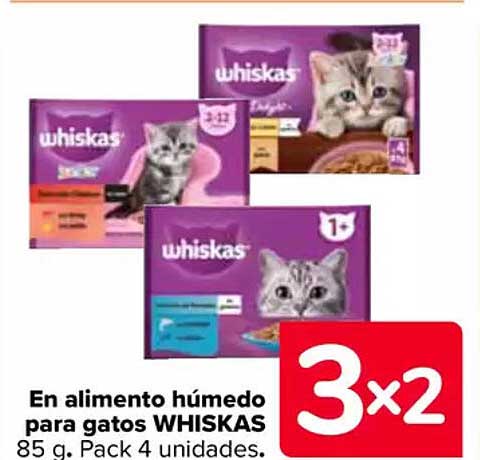 Alimento húmedo para gatos WHISKAS