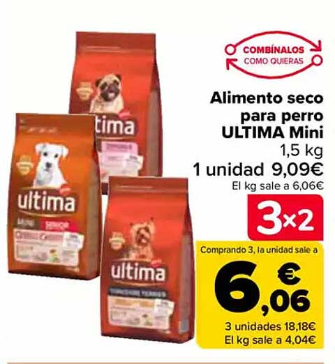 Alimento seco para perro ULTIMA Mini