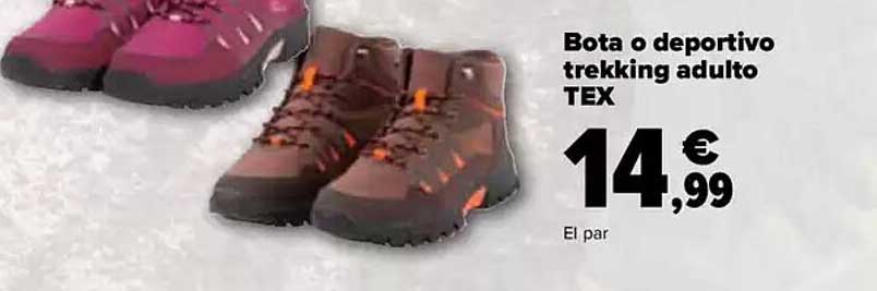 Bota o deportivo trekking adulto TEX