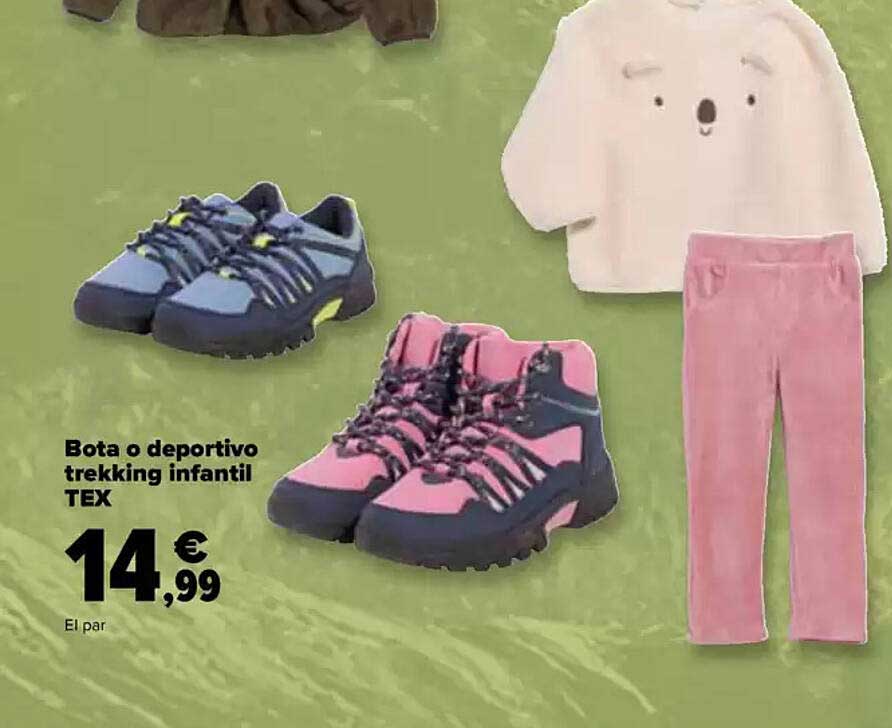 Bota o deportivo trekking infantil TEX