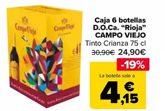 Caja 6 botellas D.O.Ca. “Rioja” CAMPO VIEJO