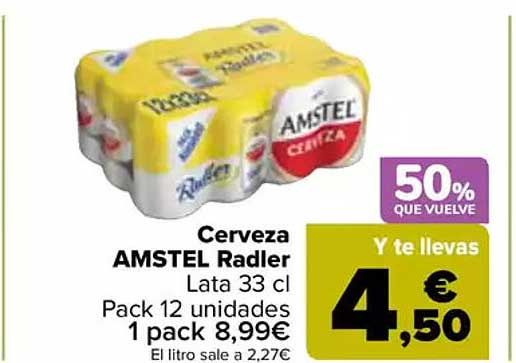 Cerveza AMSTEL Radler