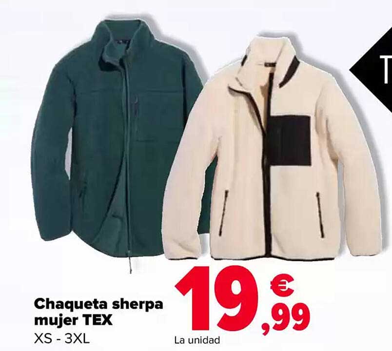 Chaqueta sherpa mujer TEX