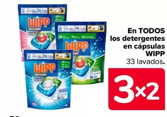 Detergentes en cápsulas WIPP