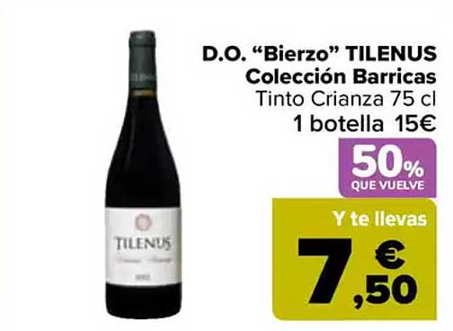 D.O. "Bierzo" TILENUS Colección Barricas