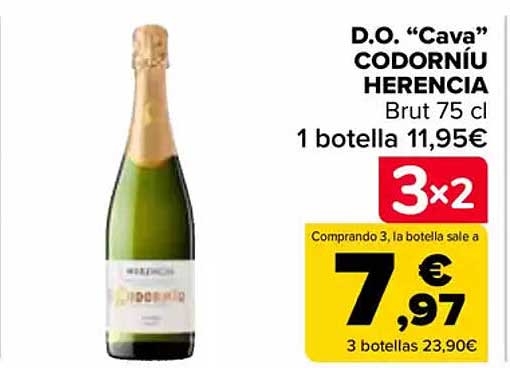 D.O. “Cava” CODORNÍU HERENCIA