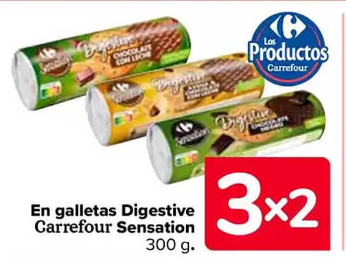 En galletas Digestive Carrefour Sensation