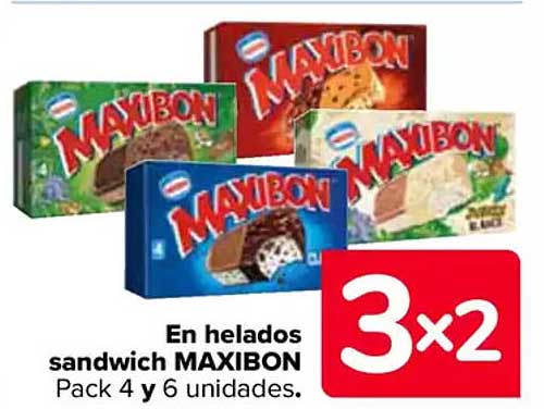 En helados sandwich MAXIBON