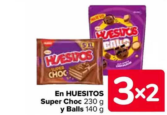 En HUESITOS Super Choc y Balls