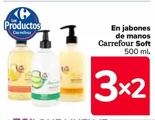 En jabones de manos Carrefour Soft