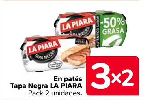 En patés Tapa Negra LA PIARA