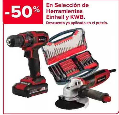 En Selección de Herramientas Einhell y KWB.