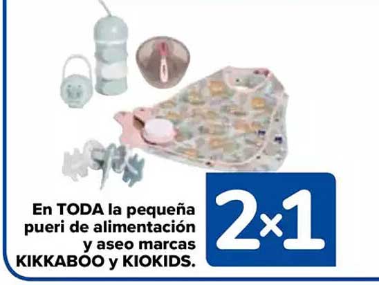 En TODA la pequeña puericultura de alimentación y aseo marcas KIKKABOO y KIOKIDS.