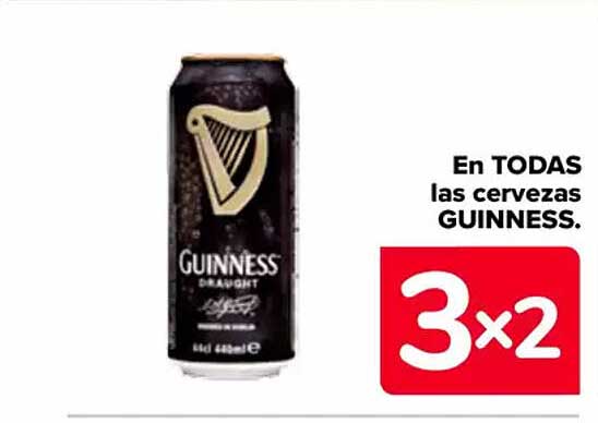 En TODAS las cervezas GUINNESS.