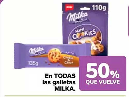 En TODAS las galletas MILKA.