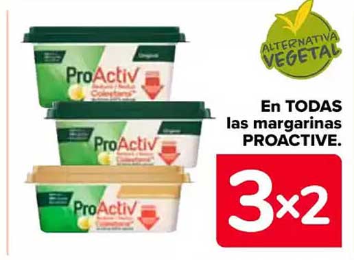 En TODAS las margarinas PROACTIVE.