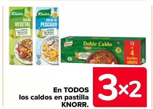 En TODOS los caldos en pastilla KNORR.