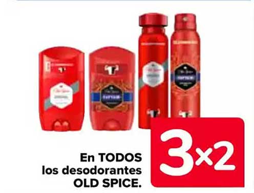 En TODOS los desodorantes OLD SPICE