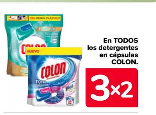 En TODOS los detergentes en cápsulas COLON.