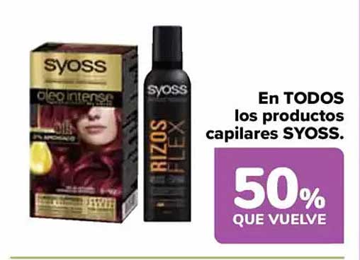 En TODOS los productos capilares SYOSS.