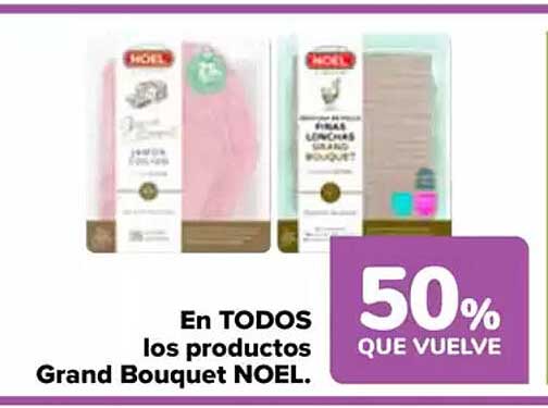 En TODOS los productos Grand Bouquet NOEL.