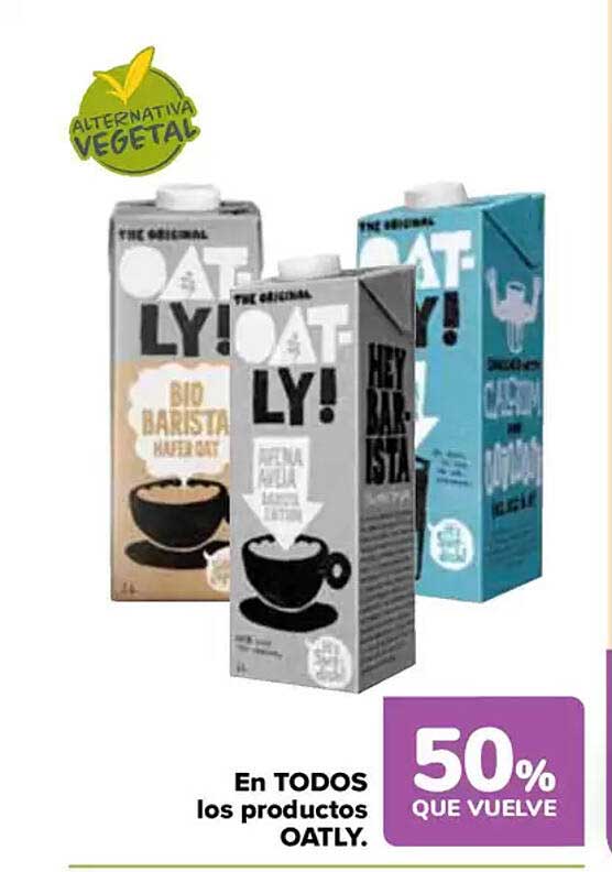 En TODOS los productos OATLY!