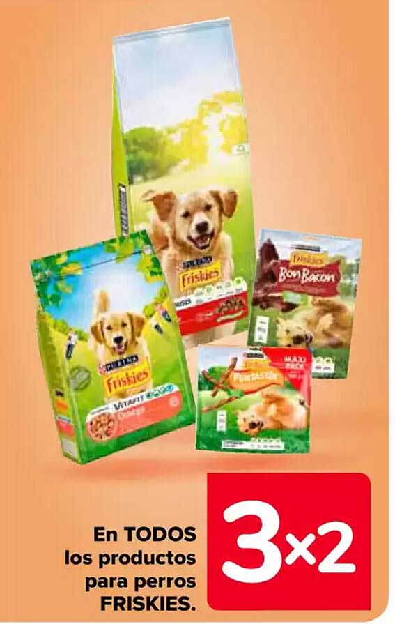 En TODOS los productos para perros FRISKIES.