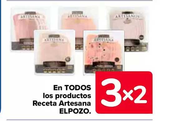 En TODOS los productos Receta Artesana ELPOZO.