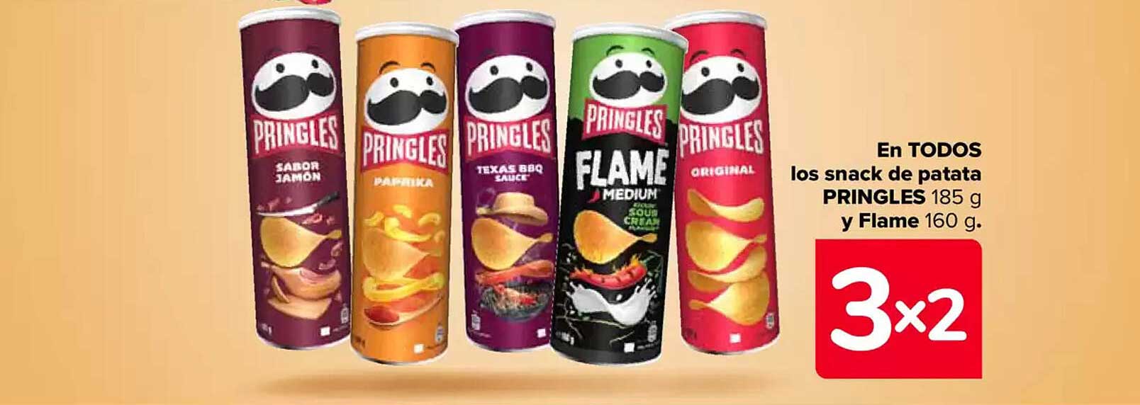 En TODOS los snack de patata PRINGLES