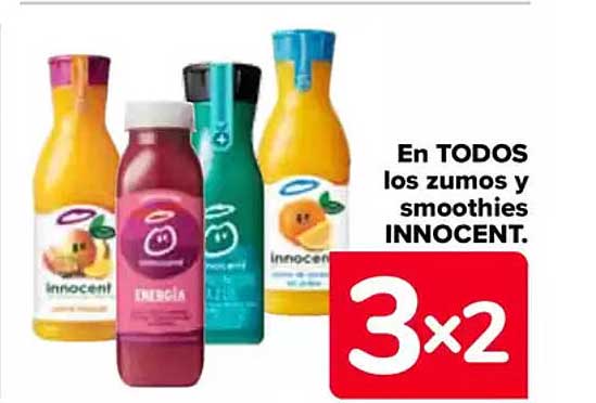 En TODOS los zumos y smoothies INNOCENT.