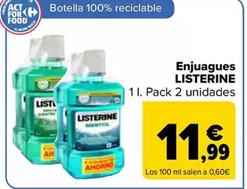 Enjuagues LISTERINE