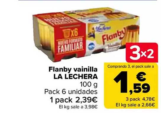 Flanby vainilla LA LECHERA