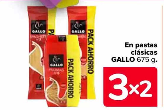 Gallo 675 g. 3x2