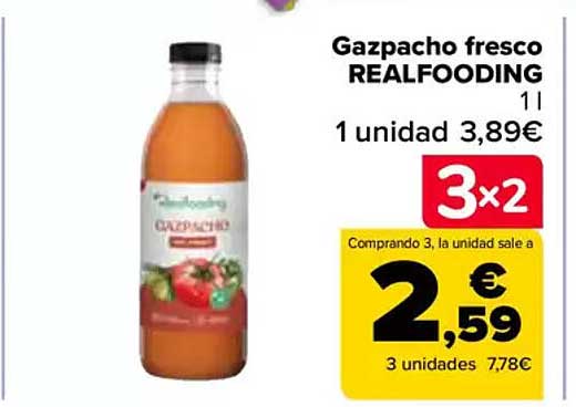 Gazpacho fresco REALFOODING