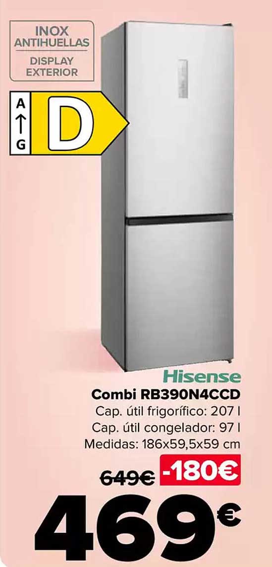 Hisense Combi RB390N4CCD