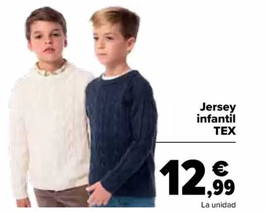 Jersey infantil TEX