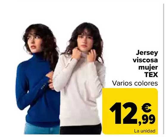 Jersey viscosa mujer TEX