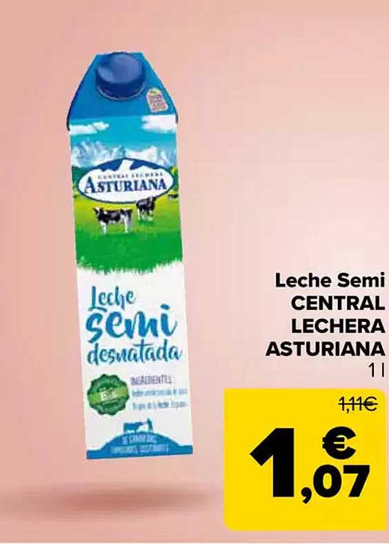 Leche Semi Desnatada CENTRAL LECHERA ASTURIANA