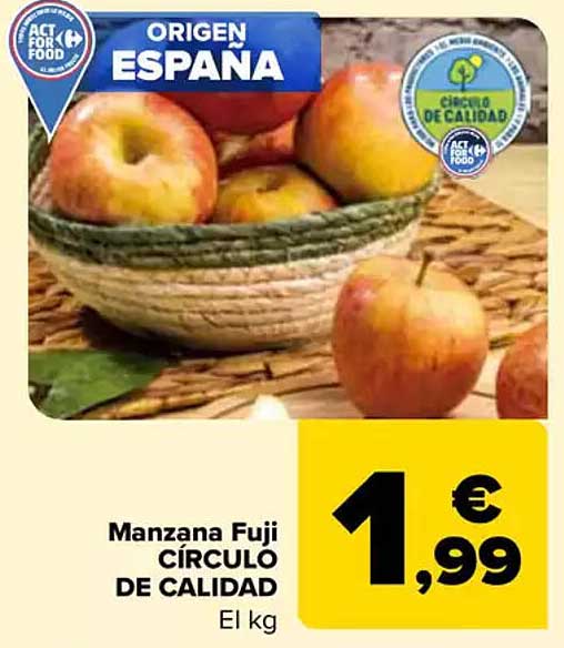 Manzana Fuji CÍRCULO DE CALIDAD