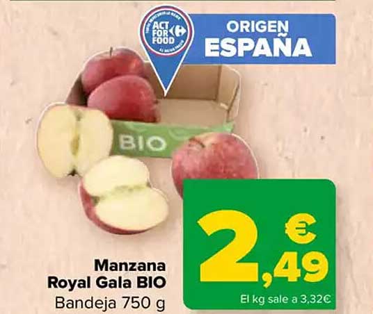 Manzana Royal Gala BIO