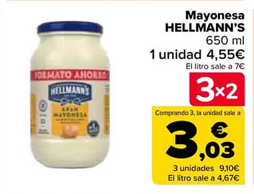 Mayonesa HELLMANN'S