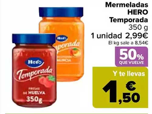 Mermeladas HERO Temporada