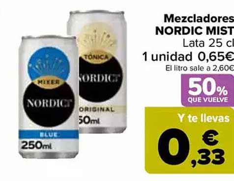 Mezcladores NORDIC MIST