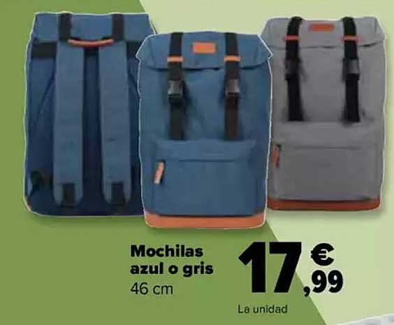 Mochilas azul o gris