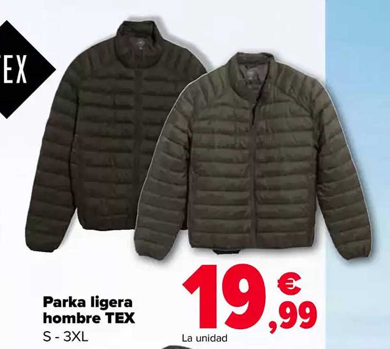 Parka ligera hombre TEX