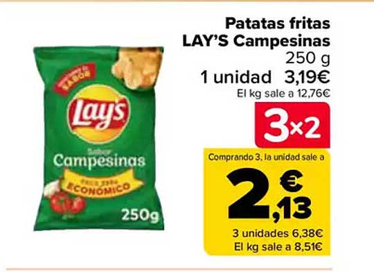 Patatas fritas LAY’S Campesinas