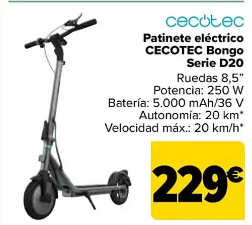 Patinete eléctrico CECOTEC Bongo Serie D20