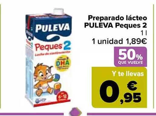 Preparado lácteo PULEVA Peques 2