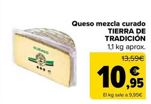 Queso mezcla curado TIERRA DE TRADICIÓN