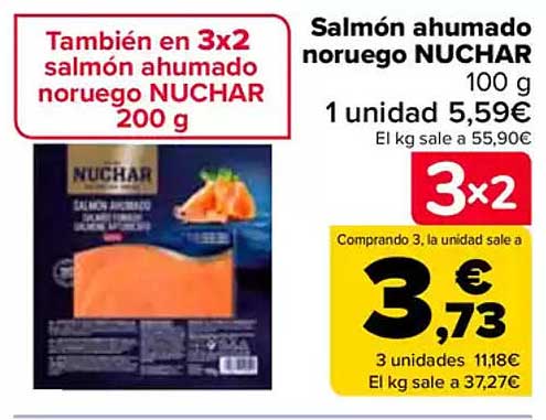 Salmón ahumado noruego NUCHAR